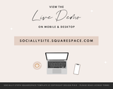 Socially Steph Squarespace Template
