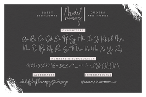 Model Runway Font - Design Pixie