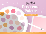 Procreate Color Palette - Pinky Purple - Design Pixie