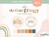 Arthur And Ebony Logo Template - Design Pixie