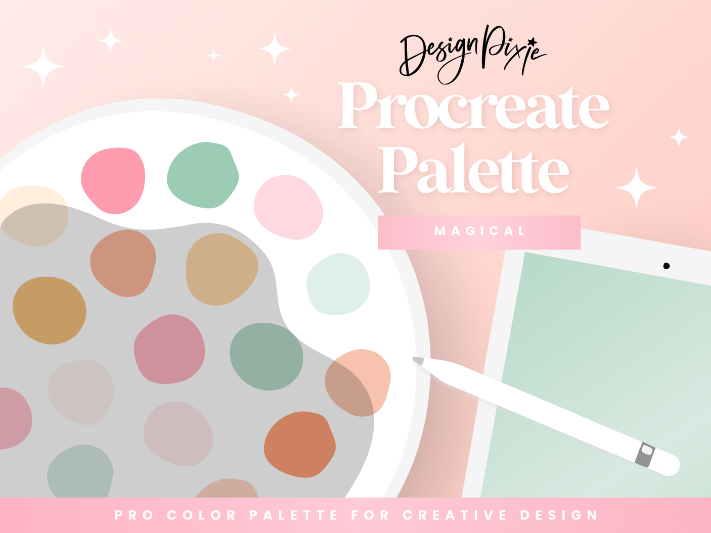 Procreate Color Palette - Magical - Design Pixie