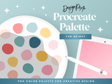 Procreate Color Palette - Fun Bright - Design Pixie