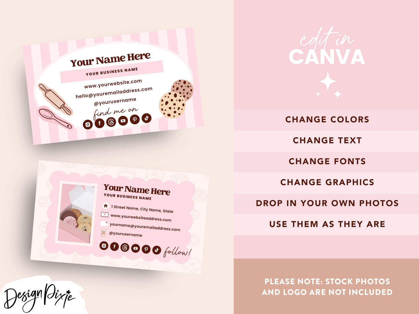 Cookie Business Card Template