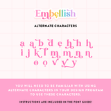 Embellish Font