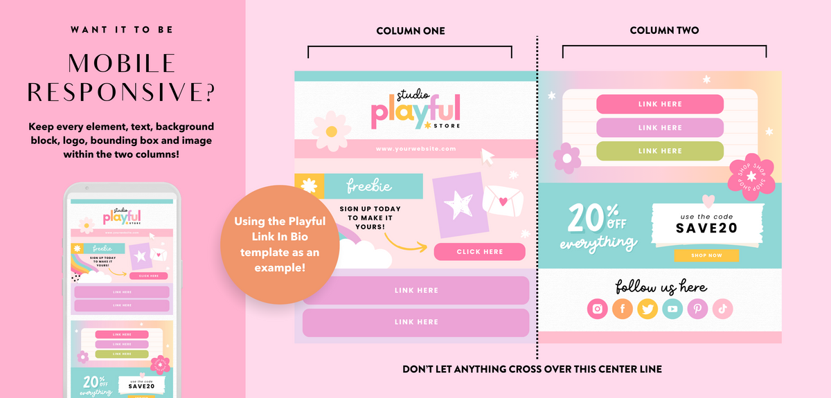 Link In Bio Template - Starry Printables – Design Pixie