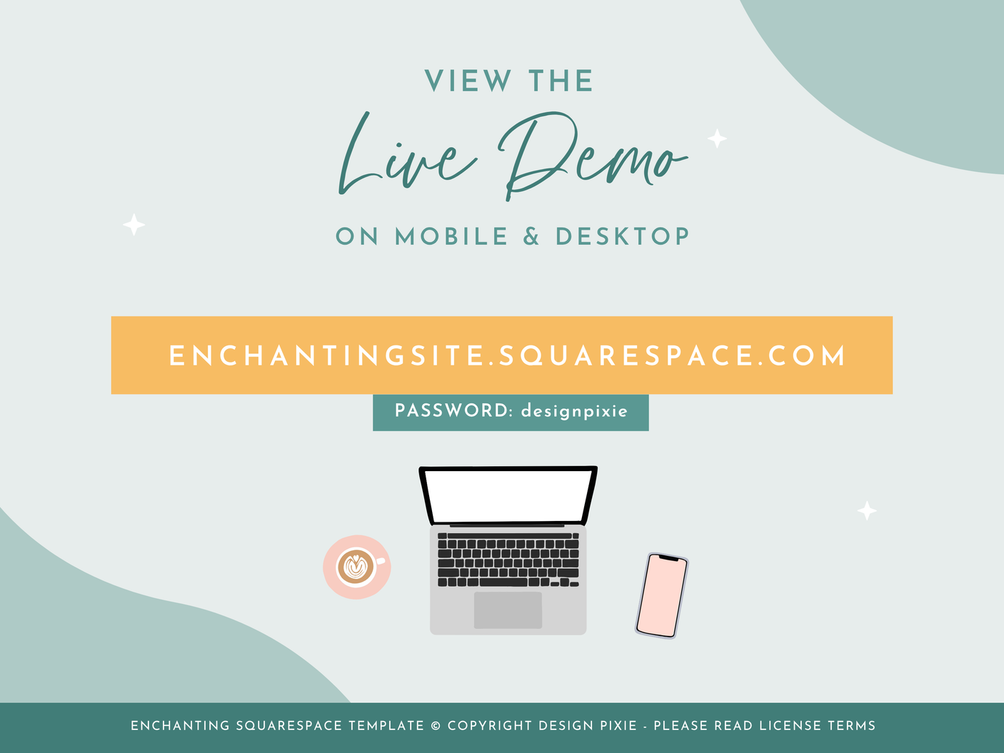 Enchanting Squarespace Template