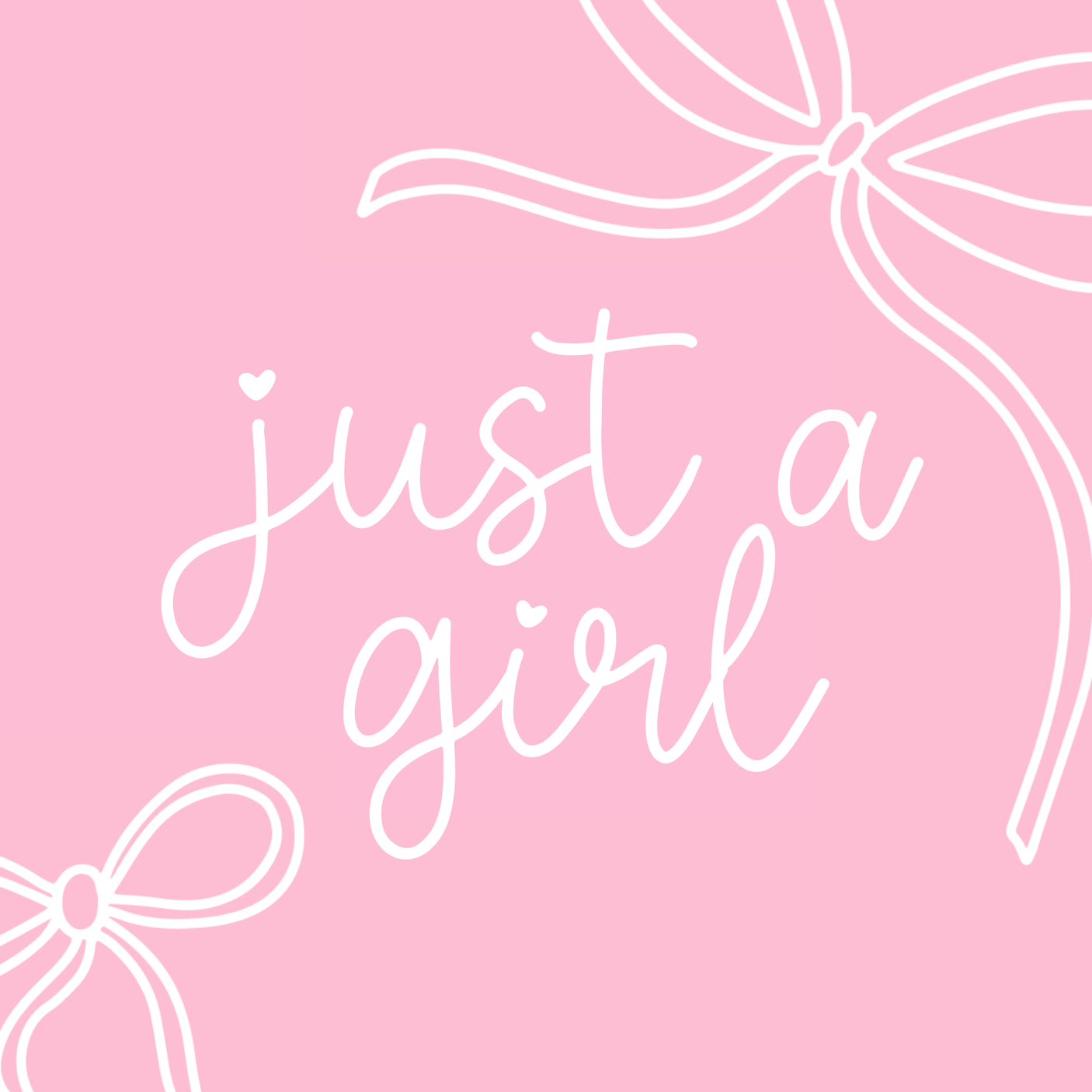 Just A Girl Font - Design Pixie