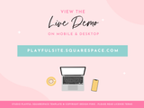 Playful Squarespace Template