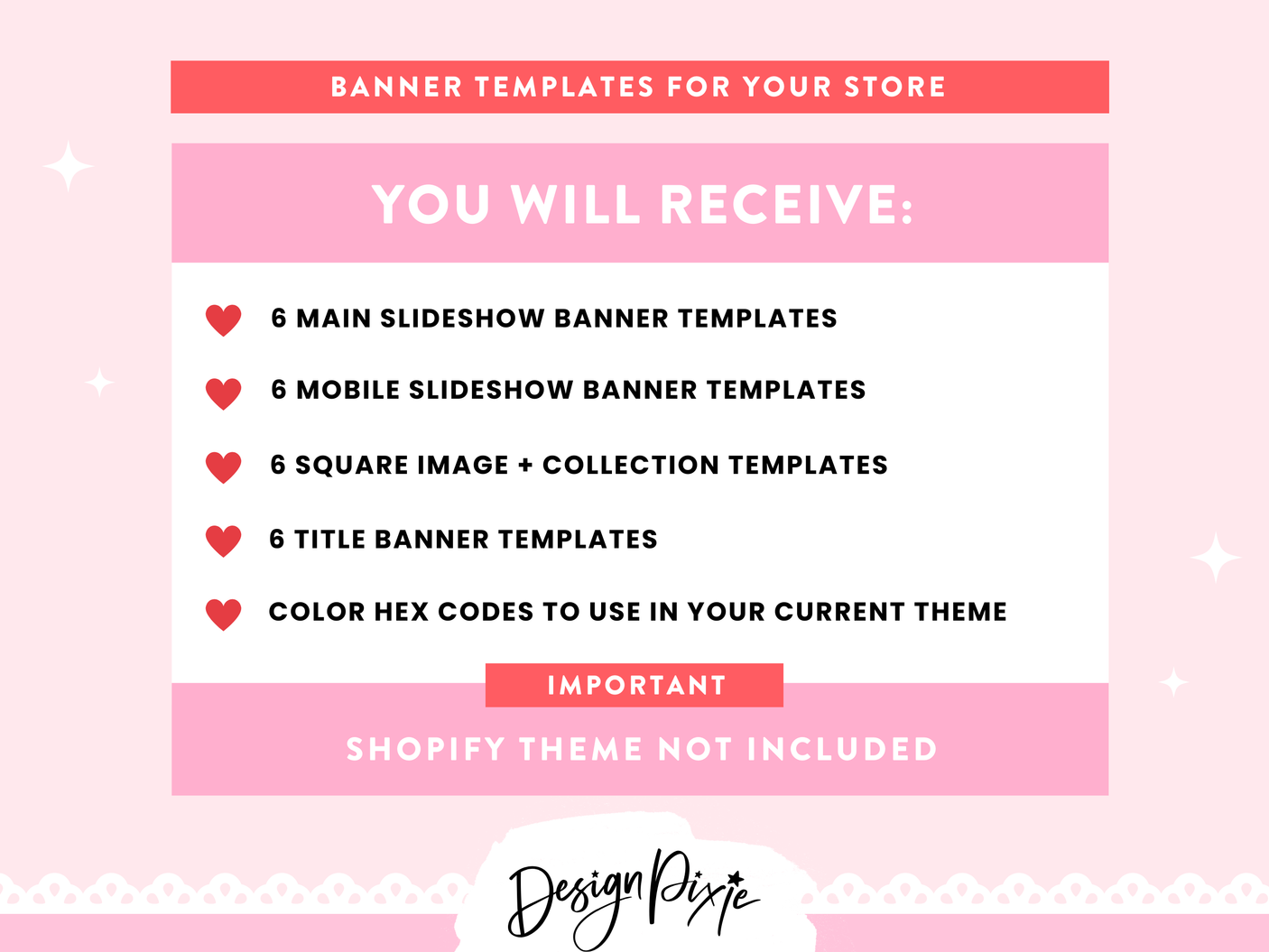 Valentines Shopify Banner Templates