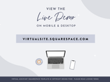 Virtual Assistant Squarespace Template
