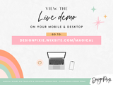 Magical Wishes Wix Template