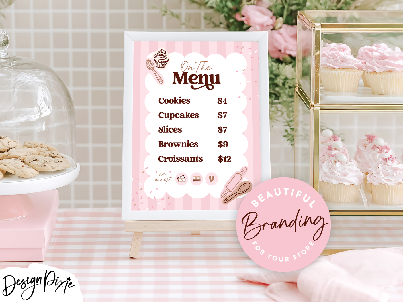 Bakery Price Sign Template