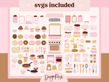 Pink Bakery SVG Clipart