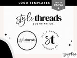 Black And White Logo Design Template - Design Pixie