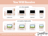 Boho iMac Screen Mockup
