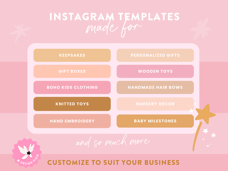 Boho Floral Instagram Templates