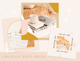 Sunshine Vibes Instagram Post Templates - Design Pixie