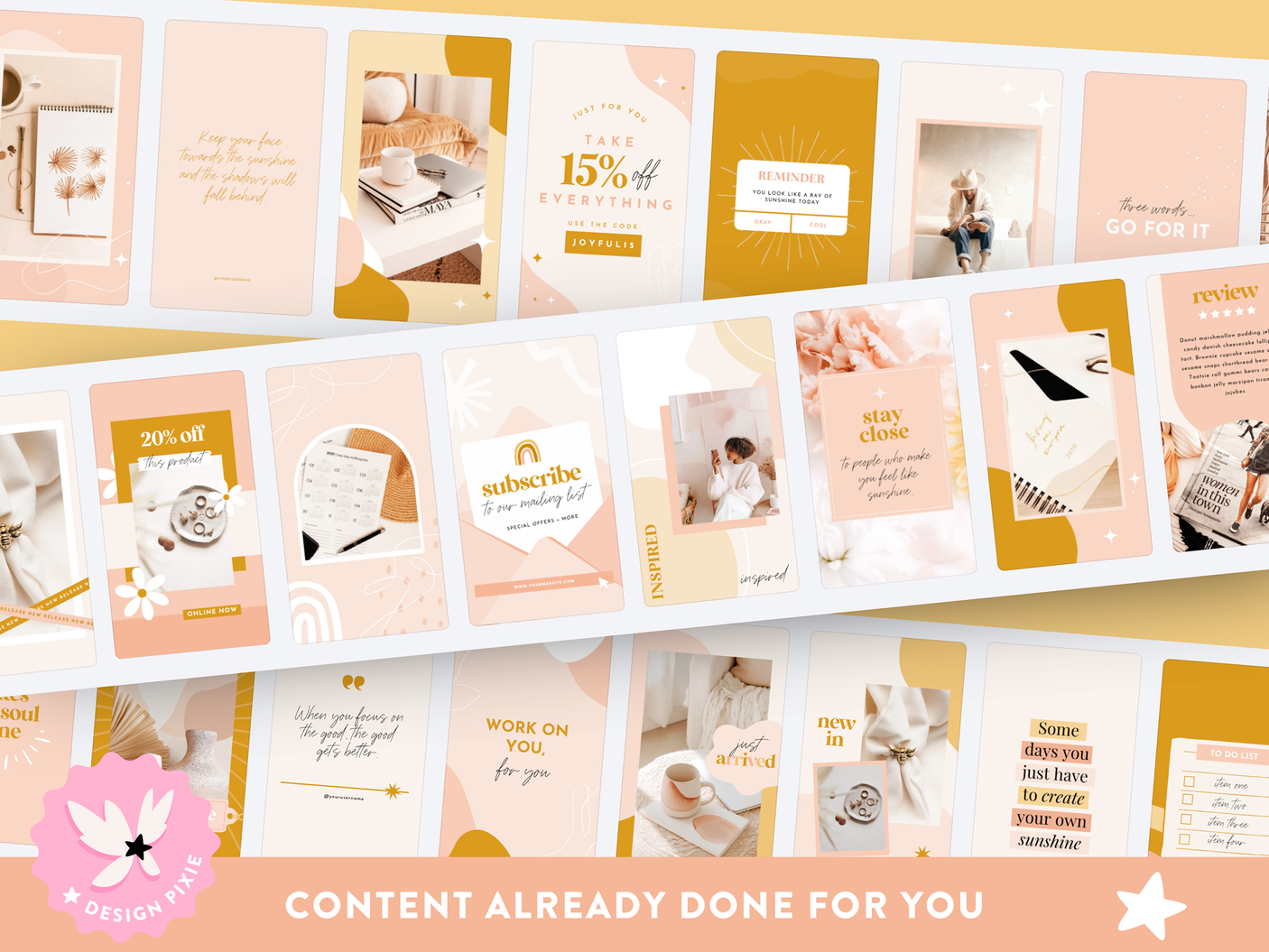 Boho Instagram Templates
