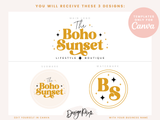 Boho Logo Design Template - Design Pixie