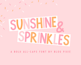 Sunshine And Sprinkes Font - Design Pixie