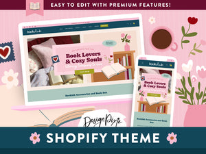 Bookish Shopify Theme for book merch sellers and book box subscriptions
