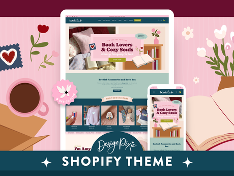 Bookish Shopify Theme for book merch sellers and book box subscriptions
