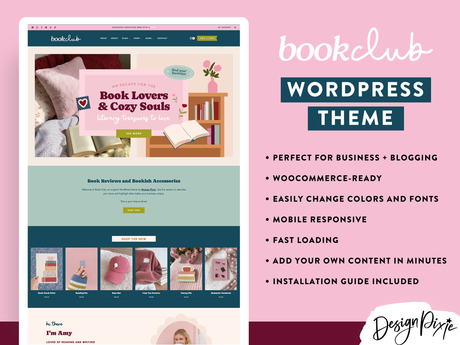 Book Blog Wordpress Theme