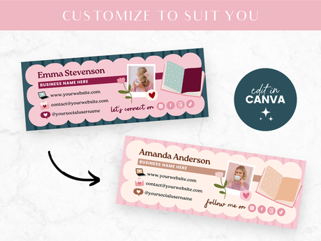 Bookish Email Signature