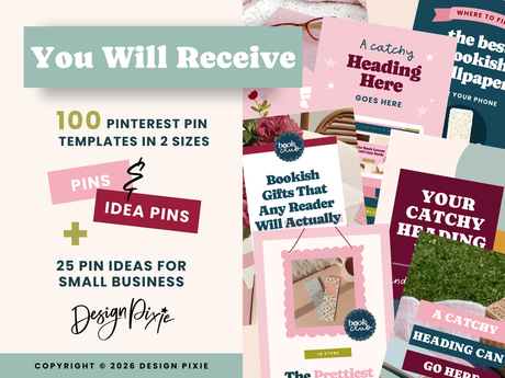 Bookish Pinterest Templates