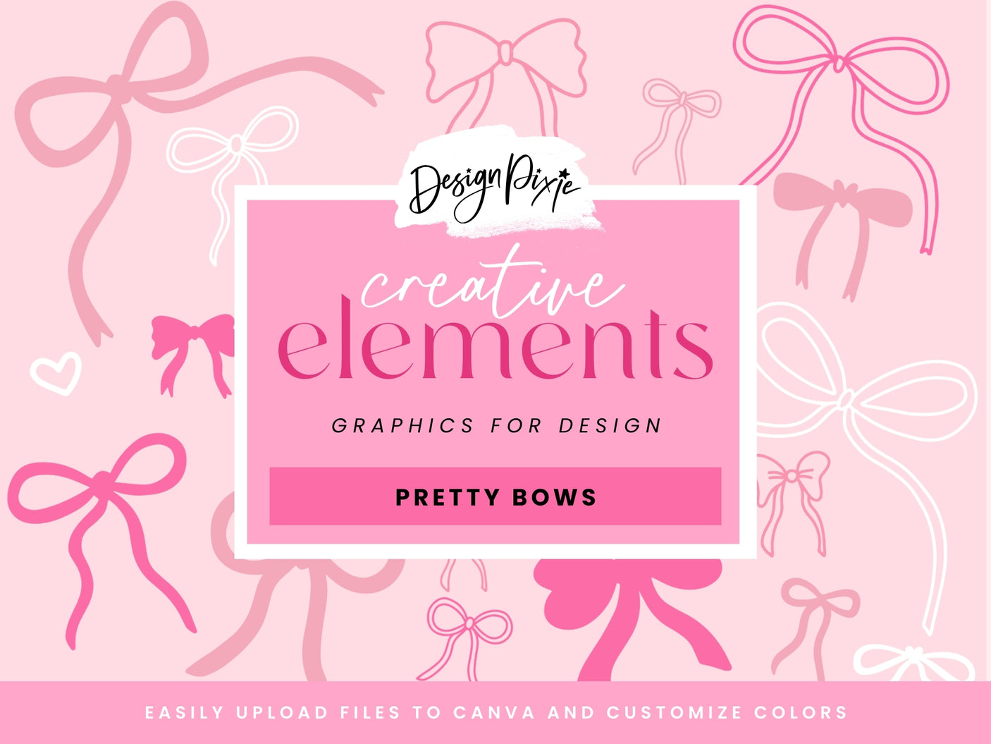 Bows SVG Elements - Design Pixie