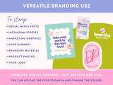 Cute Digital Branding Stamps