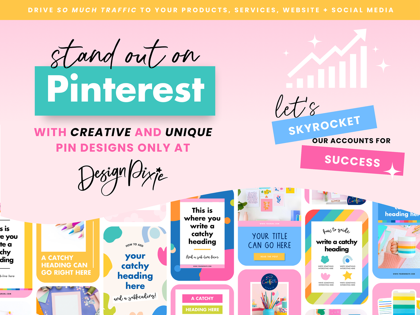 Colorful Pinterest Templates