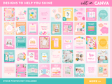 Bright Party Instagram Templates