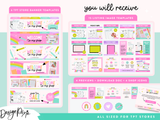 Bright TPT Banner Templates