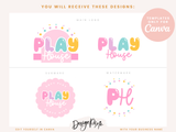 Soft play hire business logo ideas