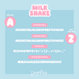 Milk Shake Font