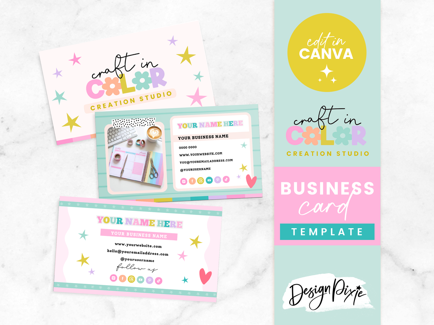 Craft Business Card Template