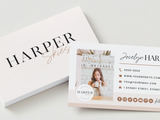 Business Card Template - Harper Skies - Design Pixie