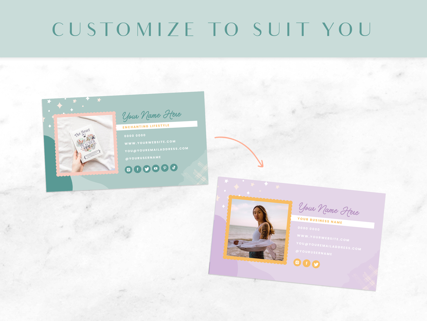 Enchanting Business Card Template - Design Pixie