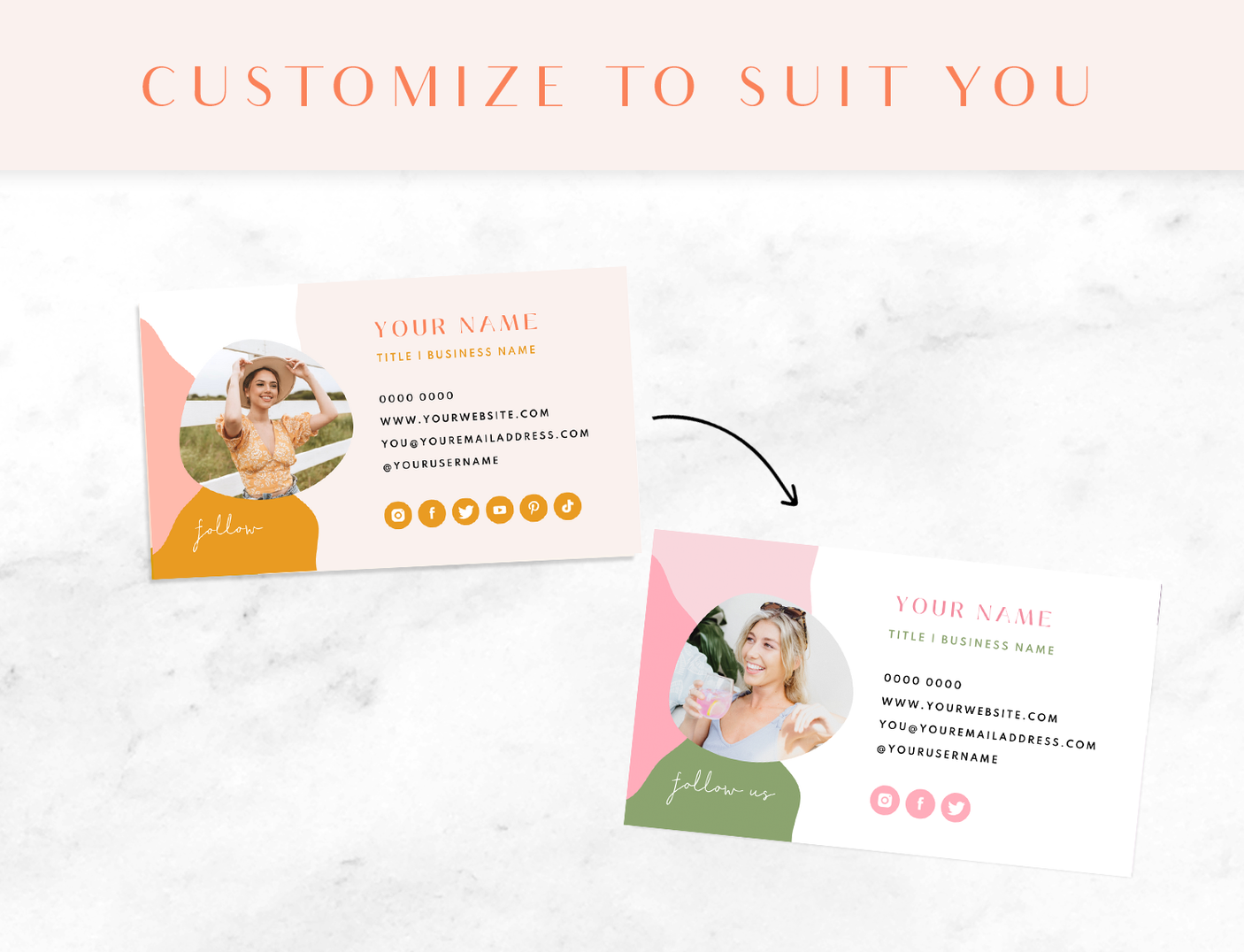 Studio Joy Business Card Template - Design Pixie