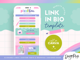 Colorful Creative Link In Bio Template