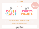 The Party Place Logo Template - Design Pixie