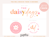 Daisy Days Logo Template - Design Pixie