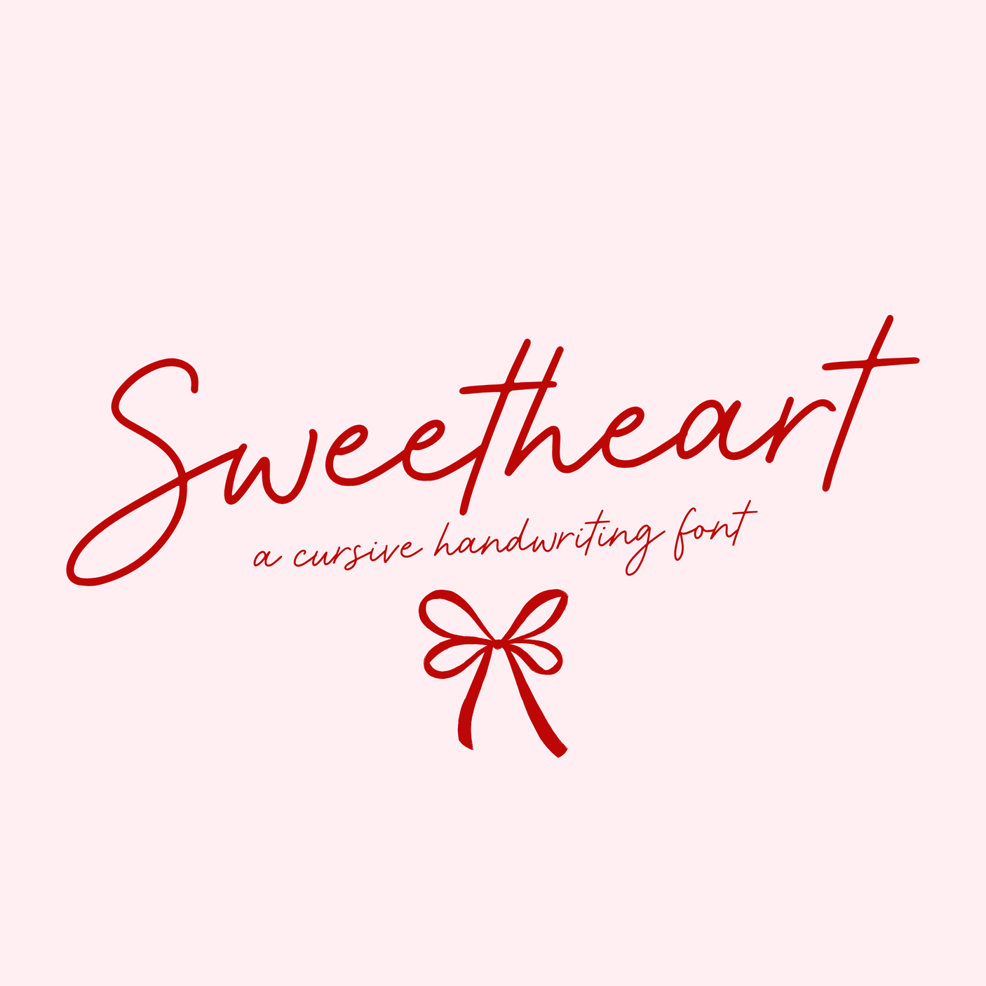 Canva Sweetheart Font