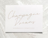 Champagne Dreams Font - Design Pixie