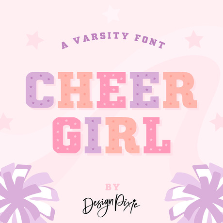 Cheer Girl Varsity Font