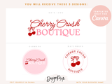 Cherry Logo Design Template