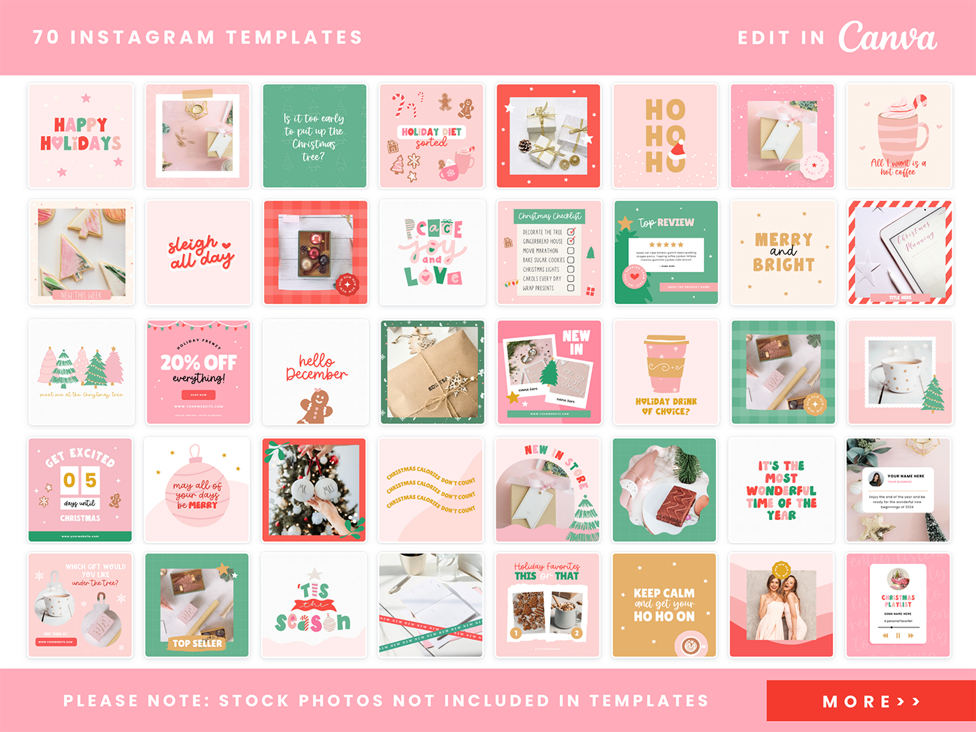 Christmas Instagram Bundle - Design Pixie