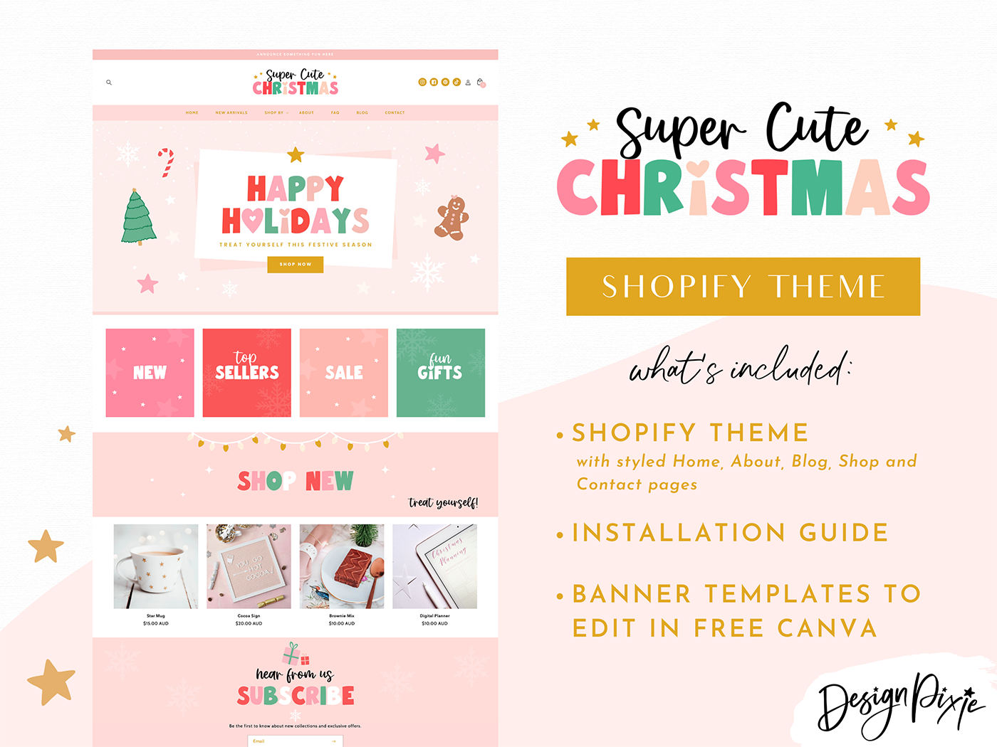 Christmas Shopify Theme - Design Pixie