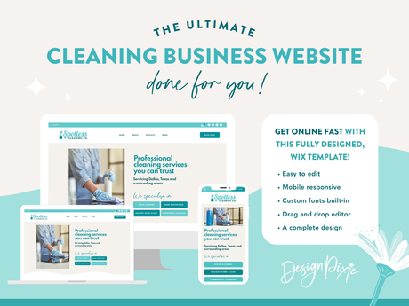 Cleaning Business Website Template